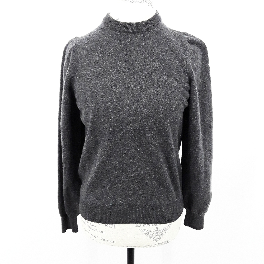 Zara 80% Wool Grey Sweater Made in Italy Medium